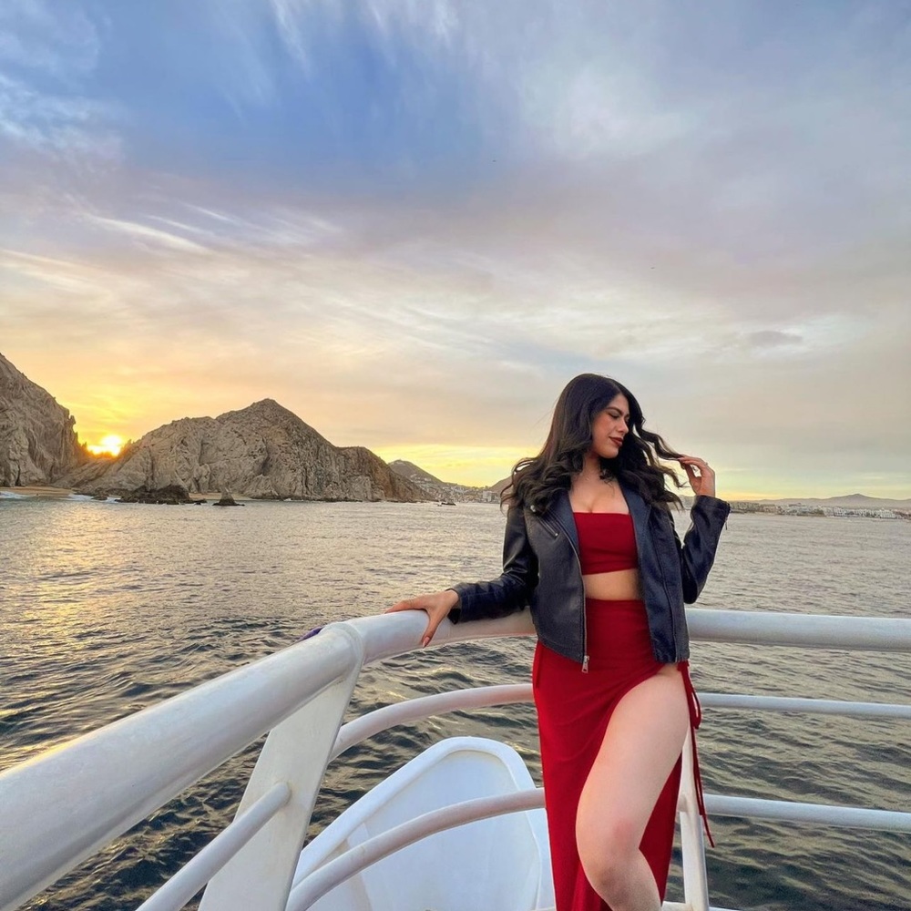 Red set skirt and top